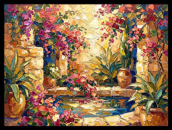 Mediterranean Water Garden Bliss