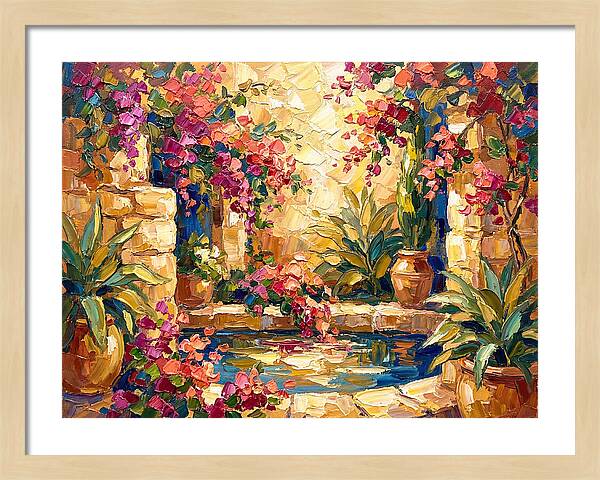 Mediterranean Water Garden Bliss