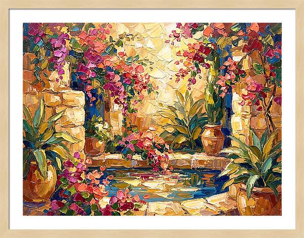 Mediterranean Water Garden Bliss