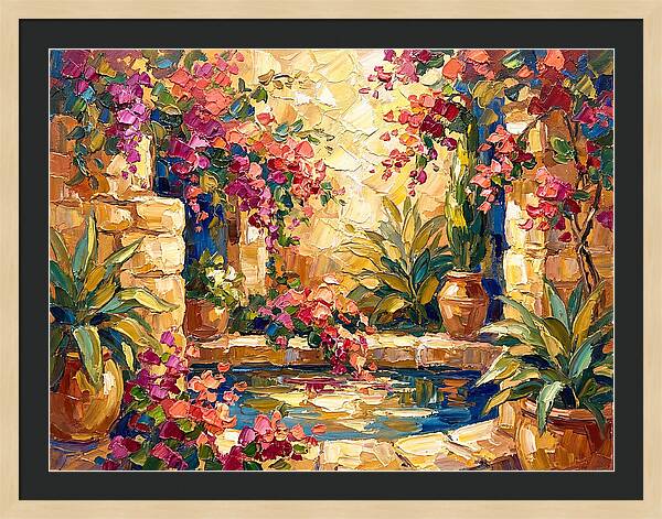 Mediterranean Water Garden Bliss