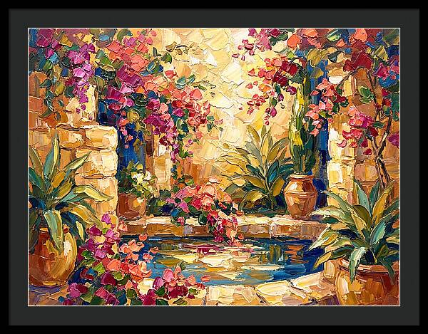 Mediterranean Water Garden Bliss