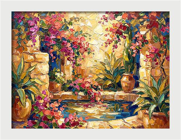 Mediterranean Water Garden Bliss