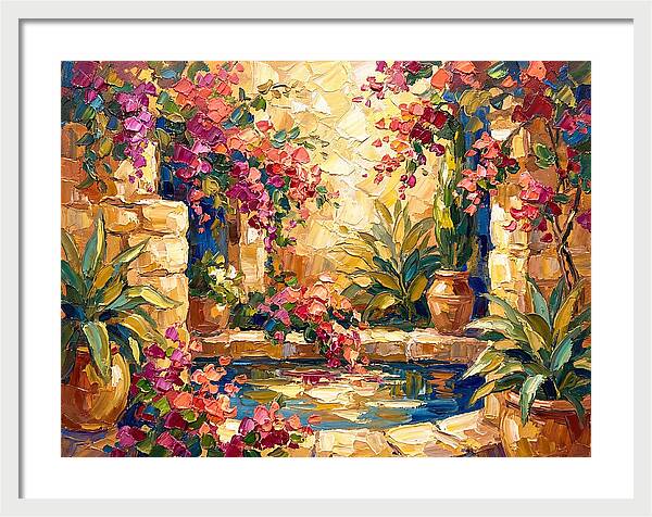 Mediterranean Water Garden Bliss