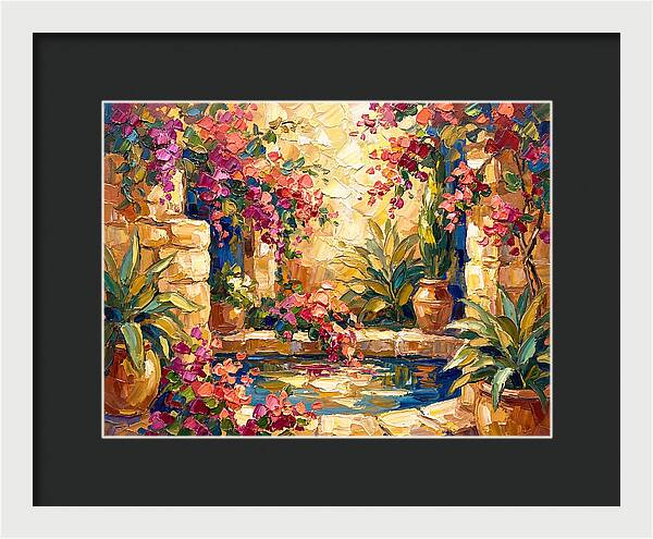 Mediterranean Water Garden Bliss
