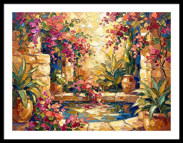 Mediterranean Water Garden Bliss