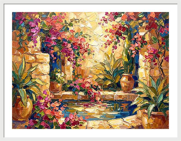 Mediterranean Water Garden Bliss