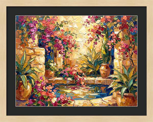 Mediterranean Water Garden Bliss