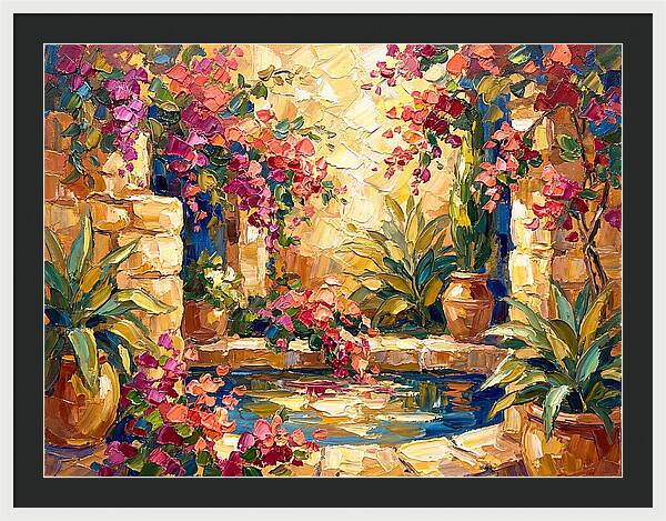 Mediterranean Water Garden Bliss