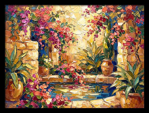 Mediterranean Water Garden Bliss
