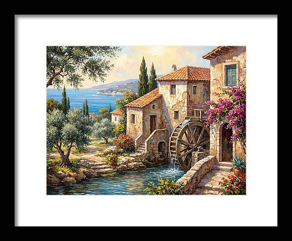 Mediterranean Water Mill Serenity