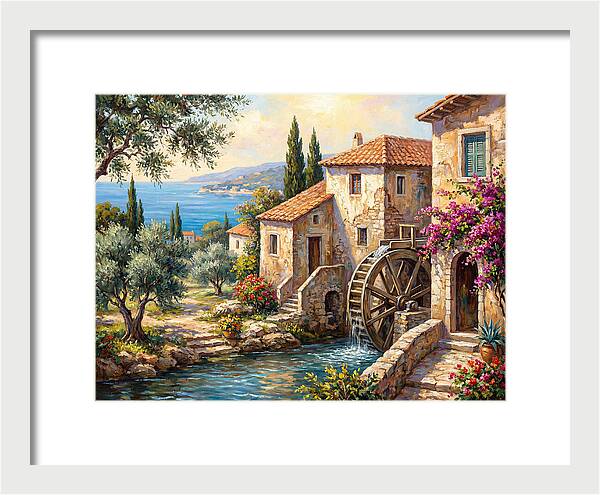 Mediterranean Water Mill Serenity