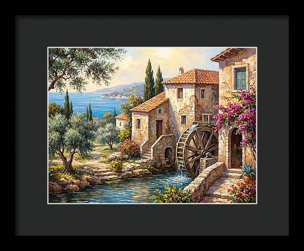 Mediterranean Water Mill Serenity