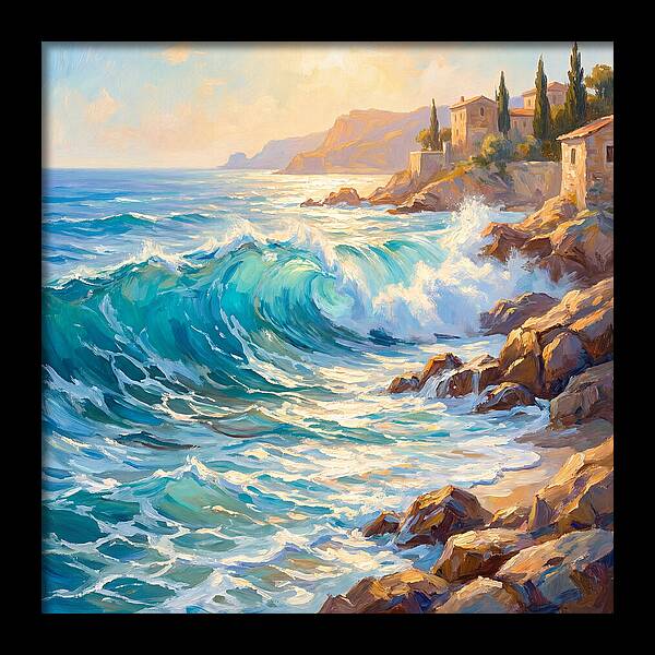 Mediterranean Wave Serenity
