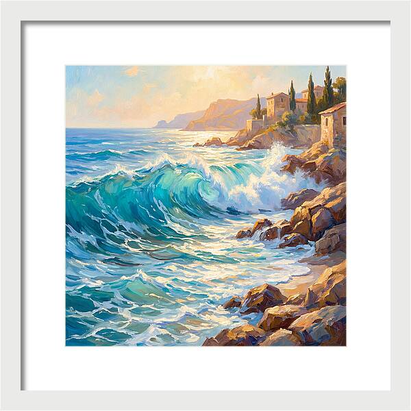 Mediterranean Wave Serenity