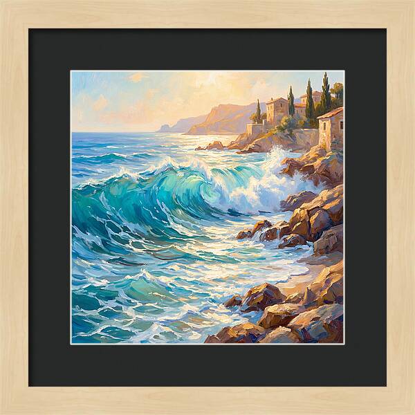 Mediterranean Wave Serenity