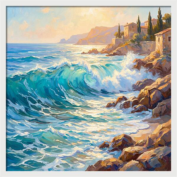 Mediterranean Wave Serenity