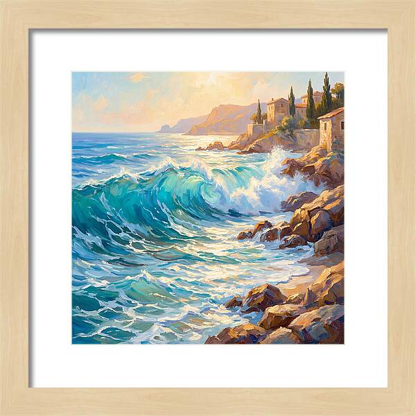 Mediterranean Wave Serenity