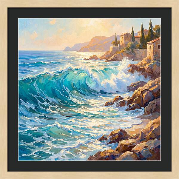 Mediterranean Wave Serenity