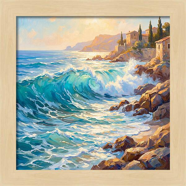 Mediterranean Wave Serenity