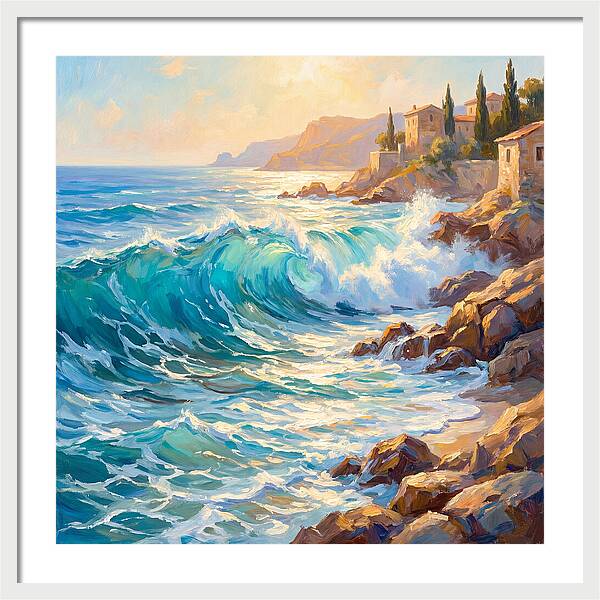 Mediterranean Wave Serenity