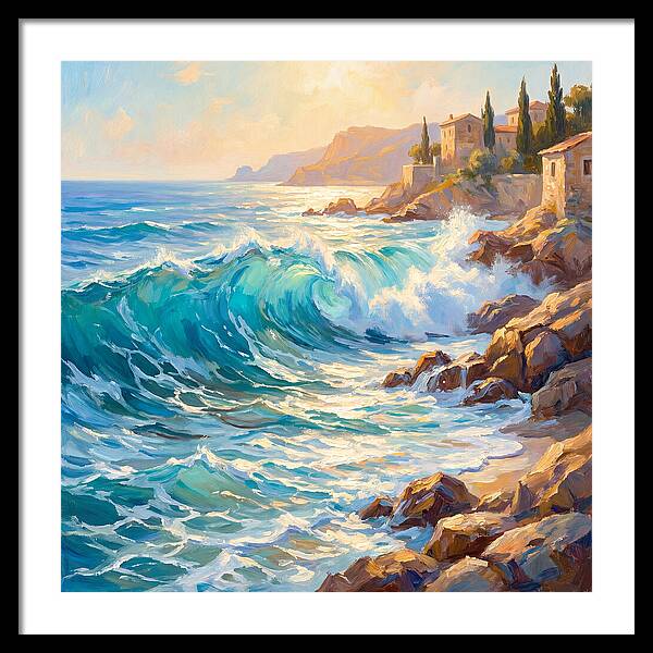 Mediterranean Wave Serenity