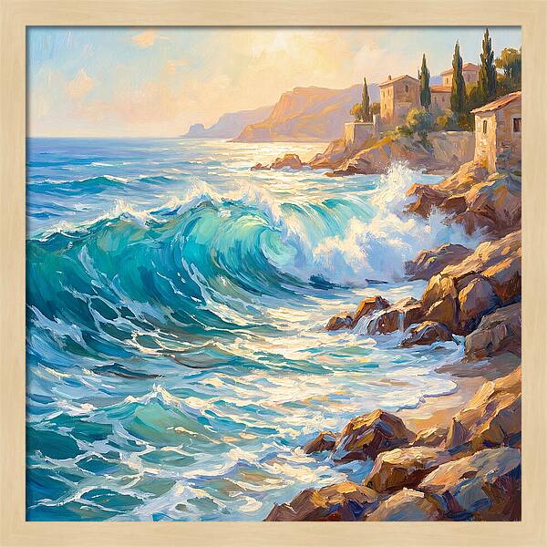 Mediterranean Wave Serenity