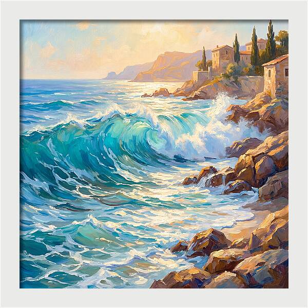 Mediterranean Wave Serenity