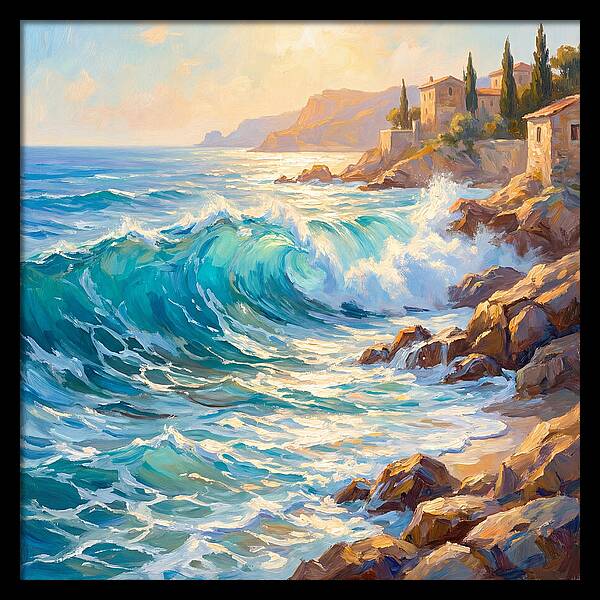 Mediterranean Wave Serenity