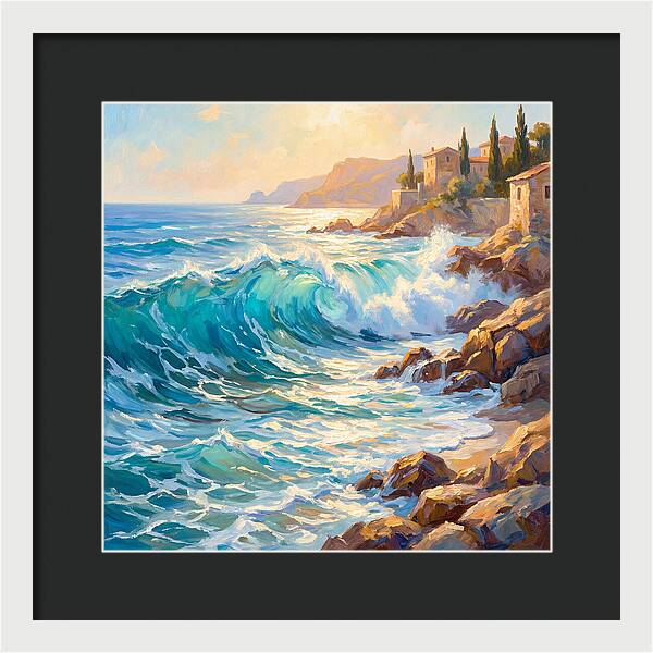 Mediterranean Wave Serenity