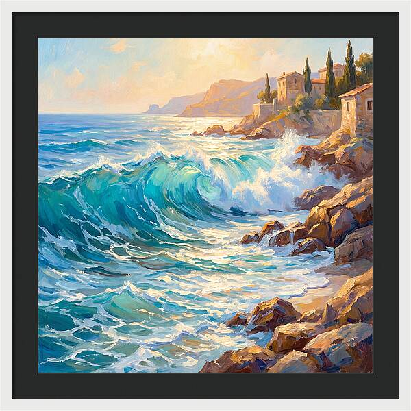 Mediterranean Wave Serenity