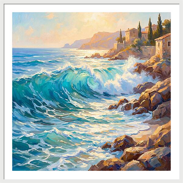 Mediterranean Wave Serenity