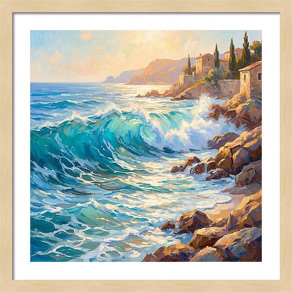 Mediterranean Wave Serenity