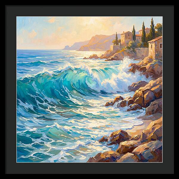 Mediterranean Wave Serenity