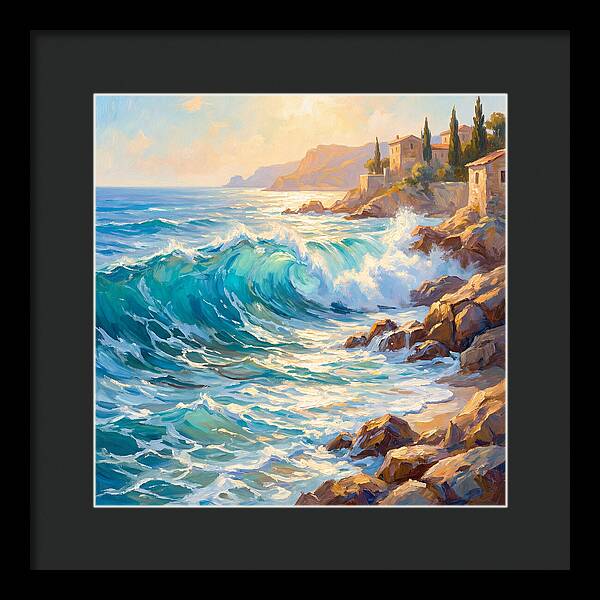 Mediterranean Wave Serenity