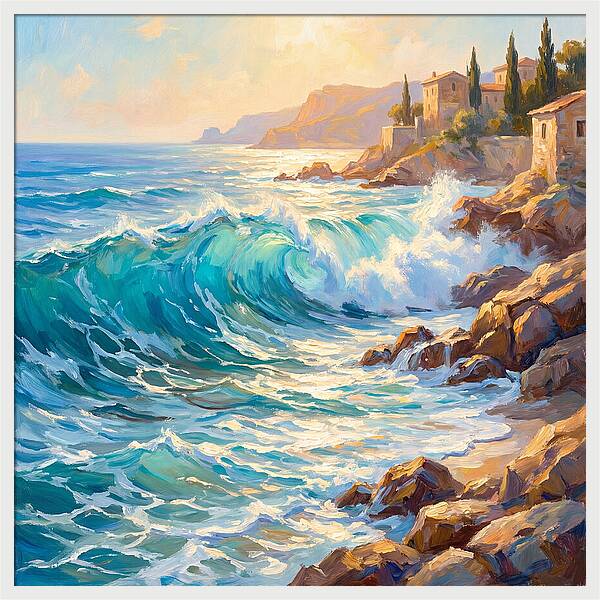 Mediterranean Wave Serenity