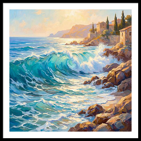 Mediterranean Wave Serenity