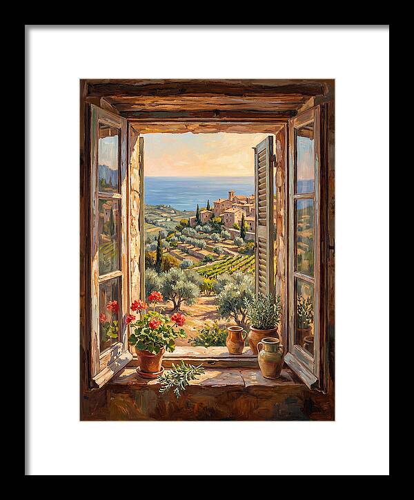 Mediterranean Window View