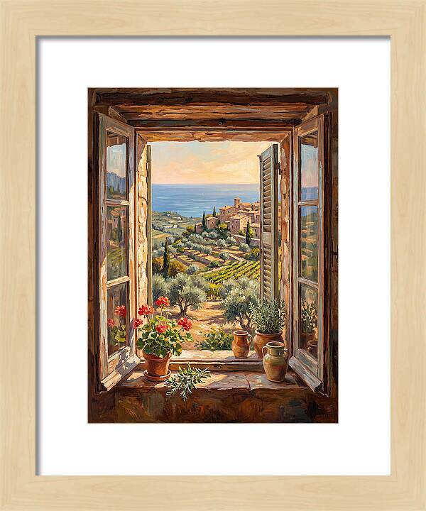 Mediterranean Window View