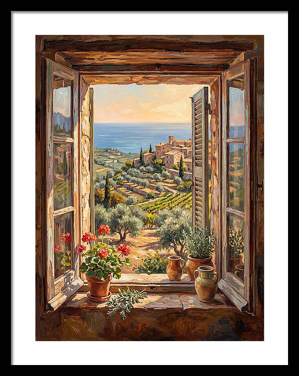 Mediterranean Window View