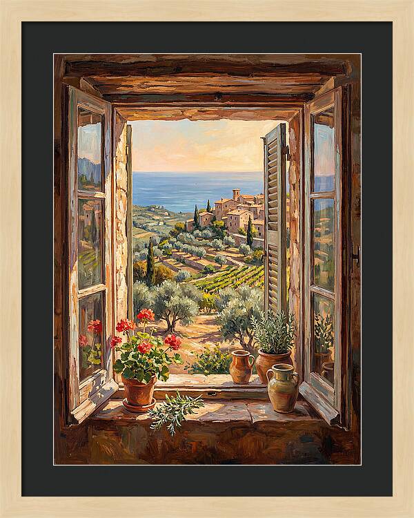 Mediterranean Window View