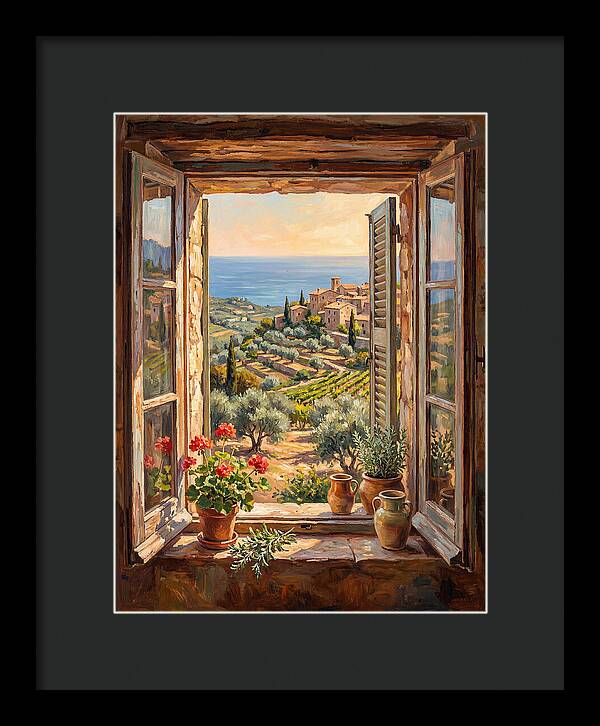 Mediterranean Window View