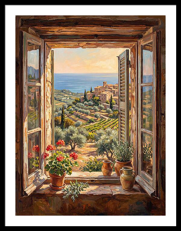 Mediterranean Window View
