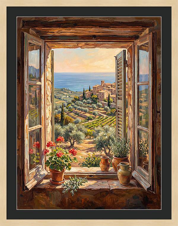 Mediterranean Window View