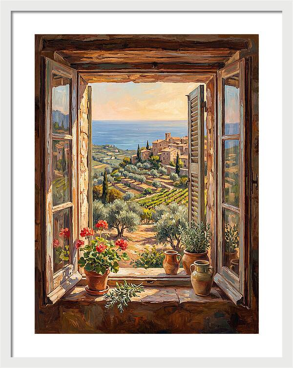 Mediterranean Window View