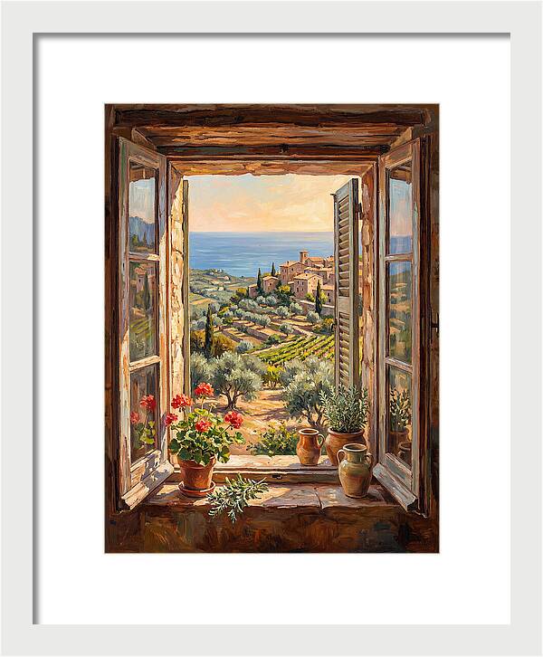 Mediterranean Window View