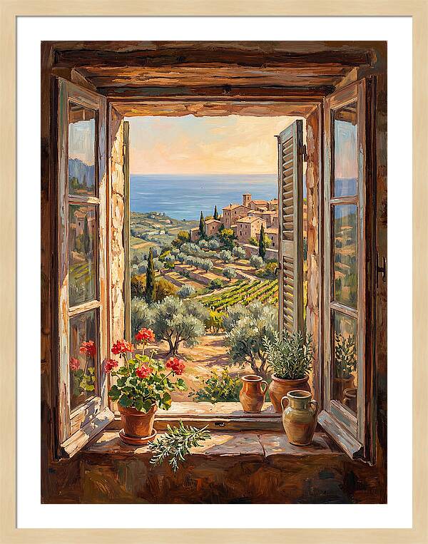 Mediterranean Window View