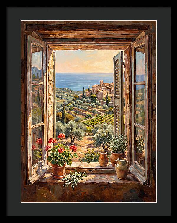 Mediterranean Window View