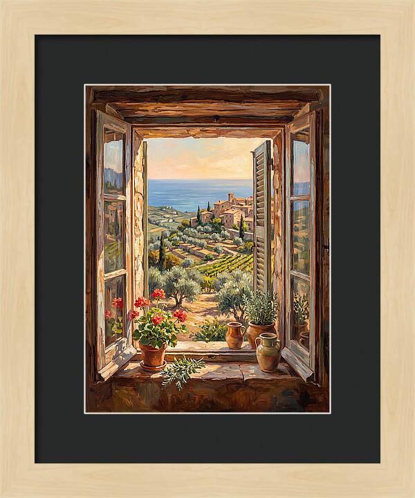 Mediterranean Window View