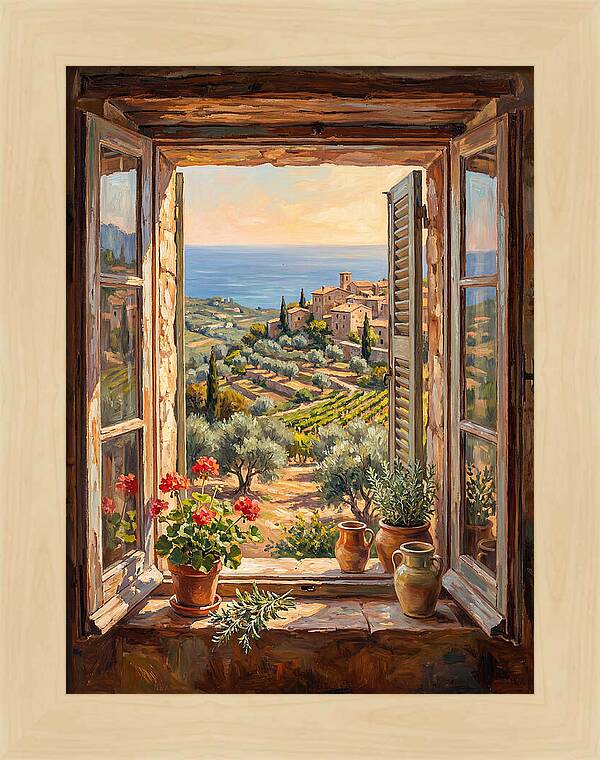 Mediterranean Window View