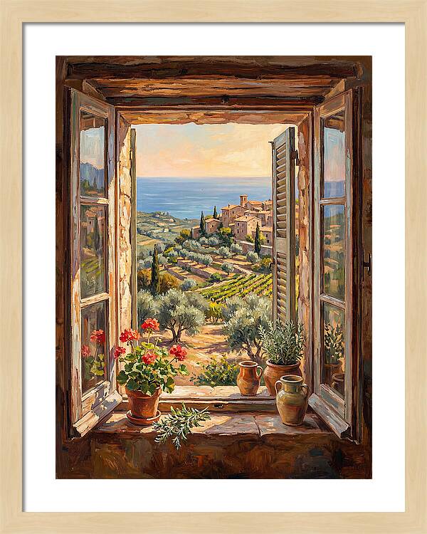 Mediterranean Window View